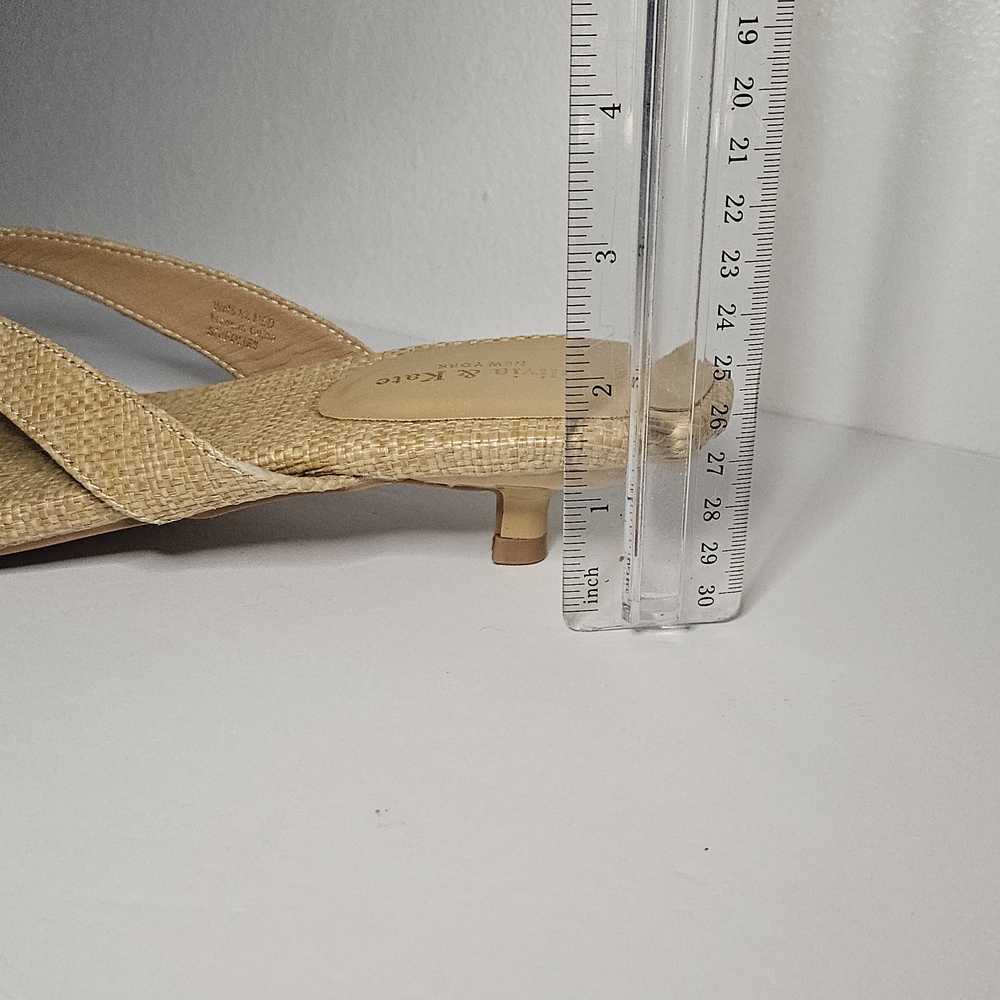 Olivia And Kate New York Women Sandals Heels Size 8.5 Beige - Picture 5 of 11